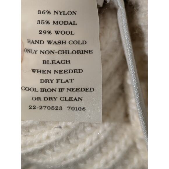 Ann Taylor Womens S Deep V Heavyweight Mini Sweater Dress / Tunic Quiet Luxury - Picture 4 of 4